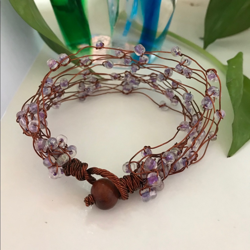 Funky wire bracelet - Picture 3 of 6